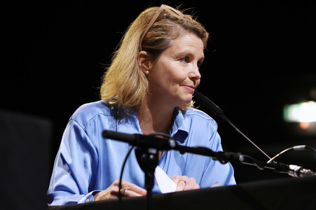 Annette Frier und Michael Kessler auf der lit.Cologne 2024 in Köln