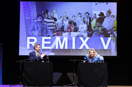 Annette Frier und Michael Kessler auf der lit.Cologne 2024 in Köln