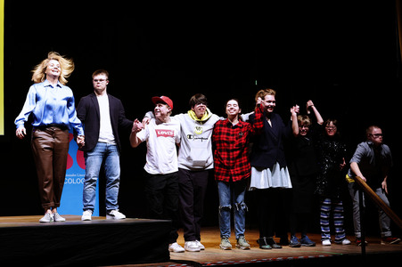 Annette Frier und Michael Kessler auf der lit.Cologne 2024 in Köln