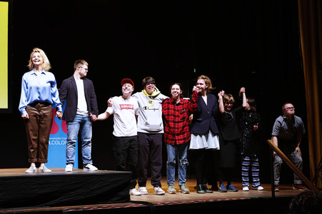 Annette Frier und Michael Kessler auf der lit.Cologne 2024 in Köln