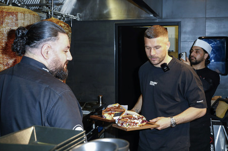 Eröffnung vom Mangal Döner X Lukas Podolski Store in Köln