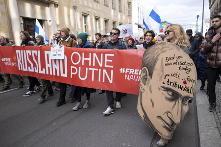 Russische Präsidentschaftswahl in Berlin