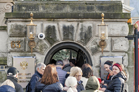 Russische Präsidentschaftswahl in Berlin