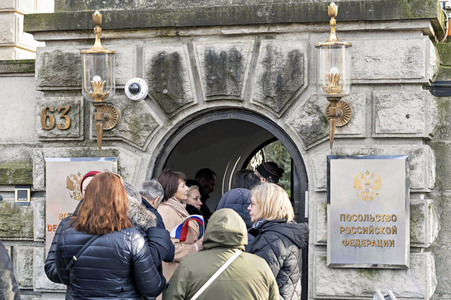 Russische Präsidentschaftswahl in Berlin