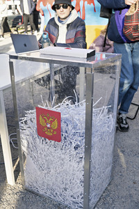 Russische Präsidentschaftswahl in Berlin