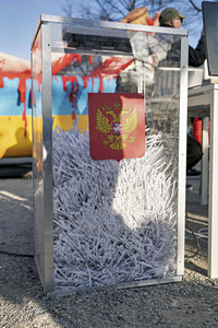 Russische Präsidentschaftswahl in Berlin