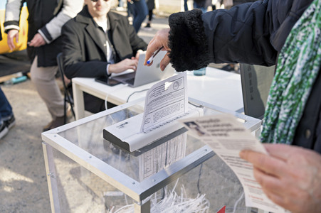 Russische Präsidentschaftswahl in Berlin