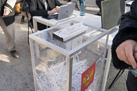 Russische Präsidentschaftswahl in Berlin