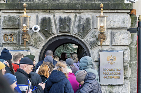 Russische Präsidentschaftswahl in Berlin