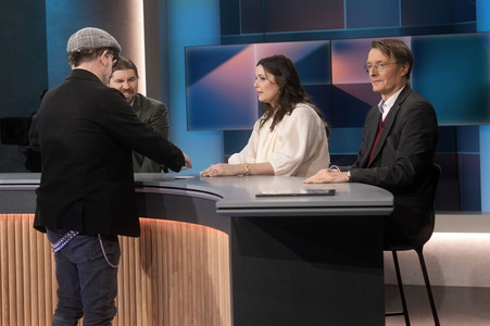 Talkshow 'hart aber fair' in Berlin