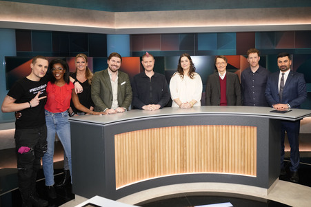 Talkshow 'hart aber fair' in Berlin