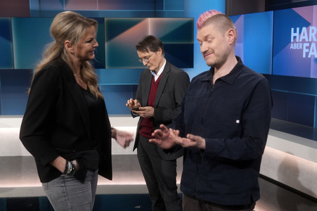 Talkshow 'hart aber fair' in Berlin