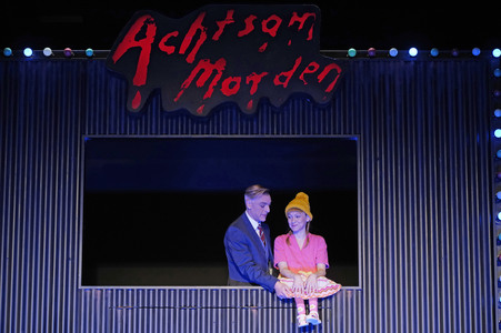 Theaterprobe 'Achtsam morden' in Berlin