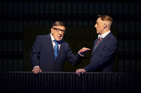 Theaterprobe 'Achtsam morden' in Berlin