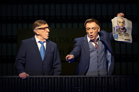 Theaterprobe 'Achtsam morden' in Berlin