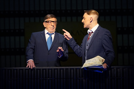 Theaterprobe 'Achtsam morden' in Berlin