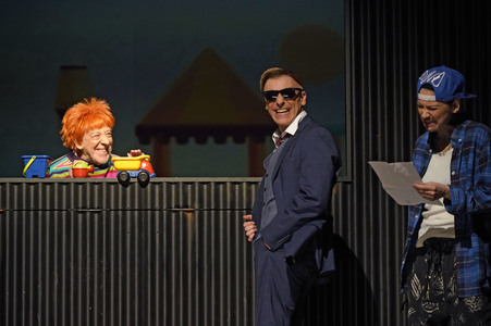 Theaterprobe 'Achtsam morden' in Berlin