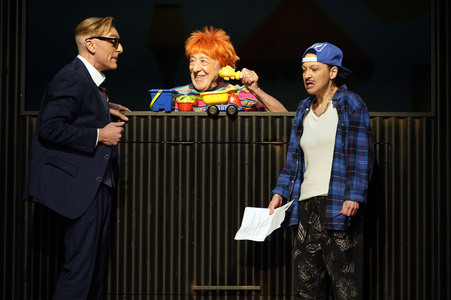 Theaterprobe 'Achtsam morden' in Berlin