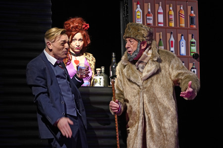 Theaterprobe 'Achtsam morden' in Berlin