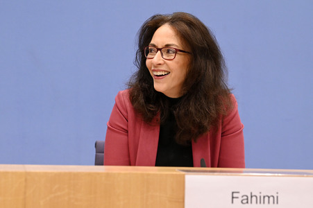 Bundespressekonferenz Bündnis 'Zusammen für Demokratie. Im Bund. Vor Ort. Für alle.' in Berlin
