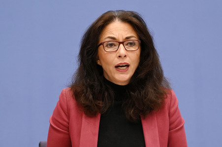 Bundespressekonferenz Bündnis 'Zusammen für Demokratie. Im Bund. Vor Ort. Für alle.' in Berlin