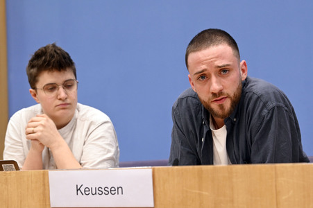 Bundespressekonferenz Bündnis 'Zusammen für Demokratie. Im Bund. Vor Ort. Für alle.' in Berlin