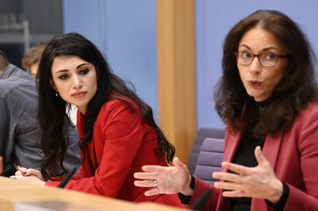 Bundespressekonferenz Bündnis 'Zusammen für Demokratie. Im Bund. Vor Ort. Für alle.' in Berlin