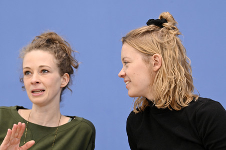 Bundespressekonferenz zum Klimageld in Berlin