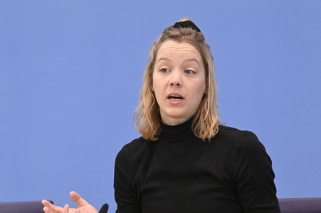 Bundespressekonferenz zum Klimageld in Berlin