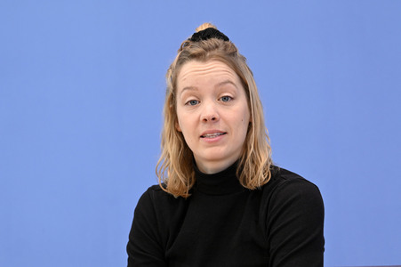 Bundespressekonferenz zum Klimageld in Berlin