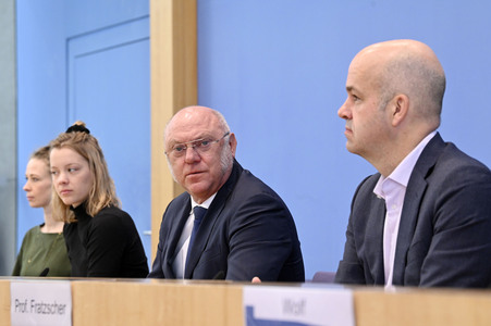 Bundespressekonferenz zum Klimageld in Berlin