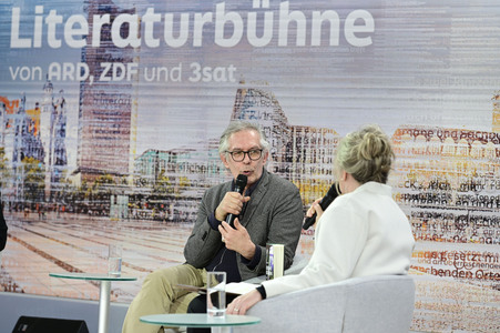 Ulrich Peltzer auf der Leipziger Buchmesse 2024