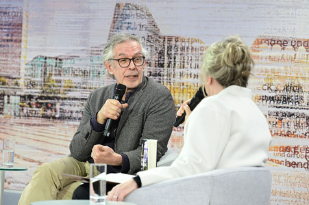 Ulrich Peltzer auf der Leipziger Buchmesse 2024