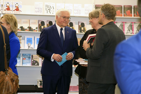 Frank-Walter Steinmeier auf der Leipziger Buchmesse 2024