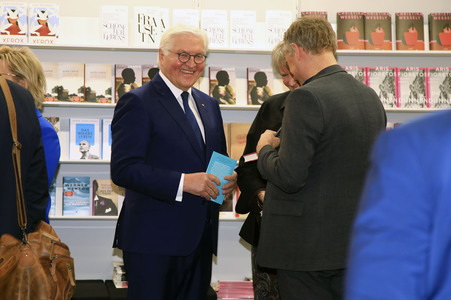 Frank-Walter Steinmeier auf der Leipziger Buchmesse 2024