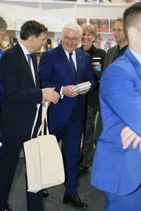 Frank-Walter Steinmeier auf der Leipziger Buchmesse 2024