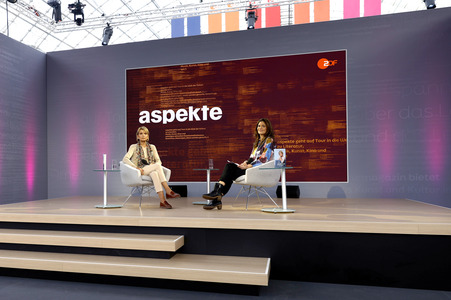 Uschi Glas auf der Leipziger Buchmesse 2024