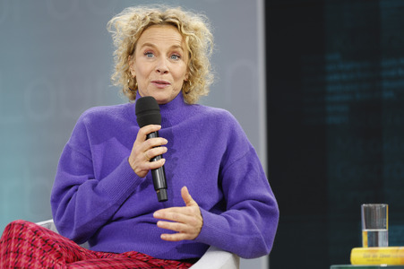 Katja Riemann auf der Leipziger Buchmesse 2024