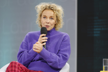 Katja Riemann auf der Leipziger Buchmesse 2024