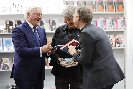 Frank-Walter Steinmeier auf der Leipziger Buchmesse 2024