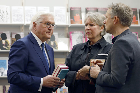 Frank-Walter Steinmeier auf der Leipziger Buchmesse 2024