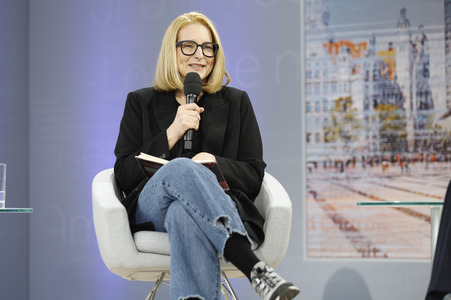 Christina Wessely auf der Leipziger Buchmesse 2024