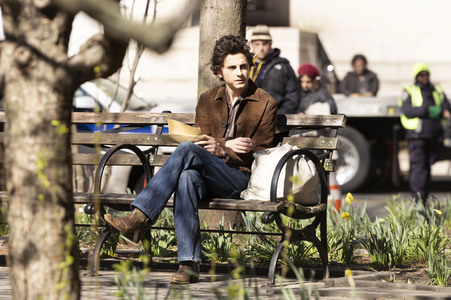 Dreharbeiten 'A Complete Unknown' in New York