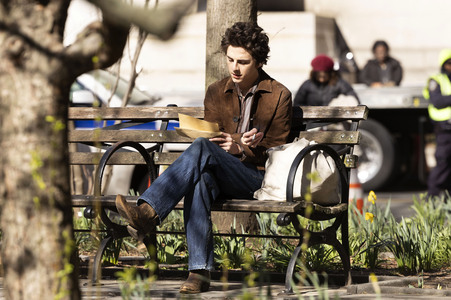 Dreharbeiten 'A Complete Unknown' in New York