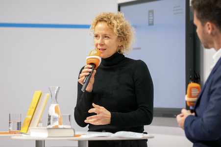 Katja Riemann auf der Leipziger Buchmesse 2024