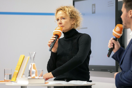 Katja Riemann auf der Leipziger Buchmesse 2024