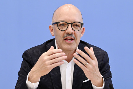 Bundespressekonferenz Gemeinschaftsdiagnose der Wirtschaftsforschungsinstitute Frühjahr 2024 in Berlin