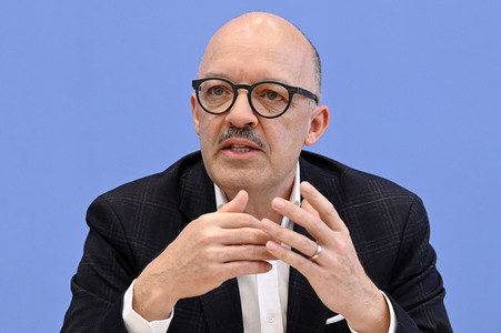 Bundespressekonferenz Gemeinschaftsdiagnose der Wirtschaftsforschungsinstitute Frühjahr 2024 in Berlin