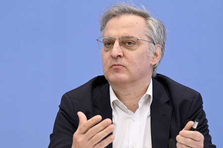 Bundespressekonferenz Gemeinschaftsdiagnose der Wirtschaftsforschungsinstitute Frühjahr 2024 in Berlin