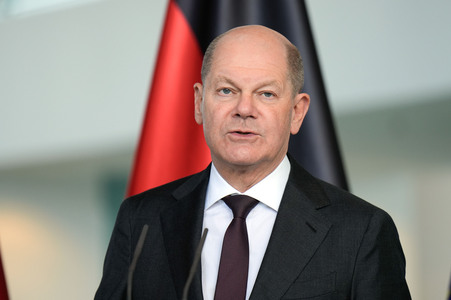 Empfang der Ministerpräsidentin von Lettland in Berlin